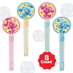 Blues Clues Bubble Bottles w/Wands - 8 PACK